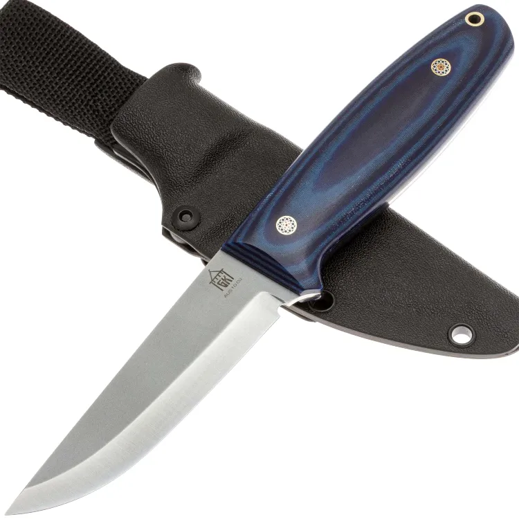 Нож Град Горький Розелли сталь AUS-10Co рукоять Blue Micarta