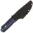 Нож Град Горький Розелли сталь AUS-10Co рукоять Blue Micarta