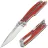 Нож-бабочка НОКС Эльф сталь D2 рукоять Red G10 (204-100401)