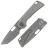 Нож Vosteed Nymble acidwash сталь Elmax рукоять Acidwash gray Titanium