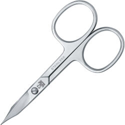 Ножницы маникюрные Due Cigni 90мм сталь stainless steel рукоять steel (2C 83/35)