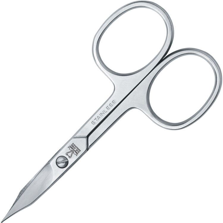Ножницы маникюрные Due Cigni 90мм сталь stainless steel рукоять steel (2C 83/35)