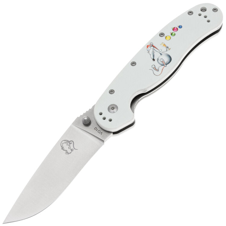 Нож Steelclaw Крыса LE сталь VG-10 рукоять White G10