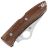 Нож Spyderco SpyOpera сталь M390 рукоять Brown Micarta (C255CMP)
