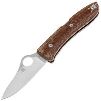 Нож Spyderco SpyOpera сталь M390 рукоять Brown Micarta (C255CMP)