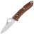 Нож Spyderco SpyOpera сталь M390 рукоять Brown Micarta (C255CMP)