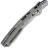Нож Microtech Amphibian Ram-Lok black сталь M390MK рукоять Natural Clear Fluted Aluminum