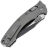 Нож Microtech Amphibian Ram-Lok black сталь M390MK рукоять Natural Clear Fluted Aluminum