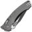 Нож Microtech Amphibian Ram-Lok black сталь M390MK рукоять Natural Clear Fluted Aluminum