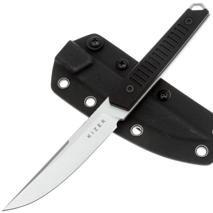 Нож Kizer Kwaiken satin сталь Nitro-V рукоять Black G10