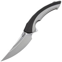 Нож Rike Knife Lamella сталь M390 рукоять Gray/DLC Titanium