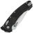 Нож Microtech Amphibian Ram-Lok PS stonewash сталь M390MK рукоять Black Frag G10 (137RL-11FRGTBK)