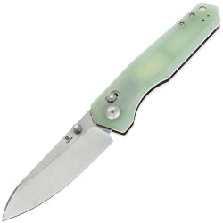 Нож Tenable Beaver stonewash сталь NItro-V рукоять Jade G10