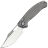 Нож Kunwu Django XL satin сталь Elmax рукоять Gray Ti