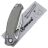 Нож Kunwu Django XL satin сталь Elmax рукоять Gray Ti