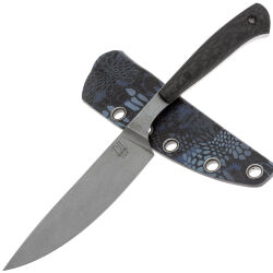 Нож TVI EDC сталь PGK рукоять Carbon Fiber (ТО25.01)