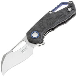 Нож MKM Isonzo Hawkbill сталь M390 рукоять Marble Carbon Fiber (FX03M-1CM)