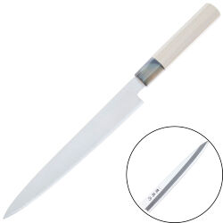 Нож кухонный Fuji Cutlery Янагиба сталь Stainless steel рукоять магнолия (FC-575)
