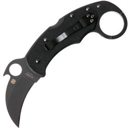 Нож Spyderco Karahawk Black сталь VG-10 рукоять G10 (C170GBBKP)