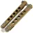 Нож-бабочка AtroposKnife Smoke Micro сталь N690 рукоять Brass