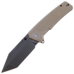 Нож CIVIVI Bhaltair black сталь 14C28N рукоять Tan Coarse G10 (C23024-2)