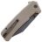 Нож CIVIVI Bhaltair black сталь 14C28N рукоять Tan Coarse G10 (C23024-2)