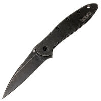 Нож Kershaw Leek Black Wash сталь 14C28N (1660BLKW)