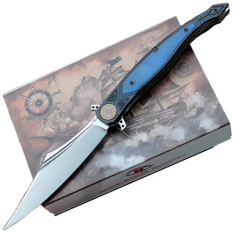 Нож Reptilian Билли Бонс-03 сталь VG-10 рукоять Blue G10