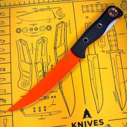 [Уценка] Нож Benchmade Meatcrafter Orange сталь S45VN рукоять Carbon Fiber (15500OR-2)