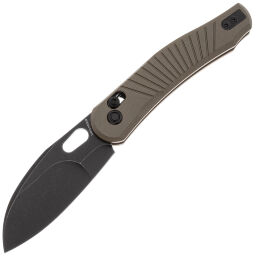 Нож Vosteed Morel blackwash сталь N690 рукоять Brown Aluminium
