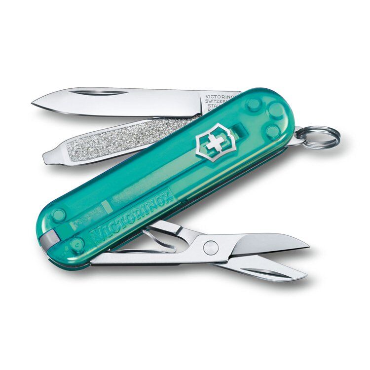 Нож-брелок Victorinox Classic SD Tropical Surf 58мм (0.6223.T24G)