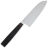 Нож кухонный Owl Knife Сантоку SA160 сталь JM390 рукоять черный G10