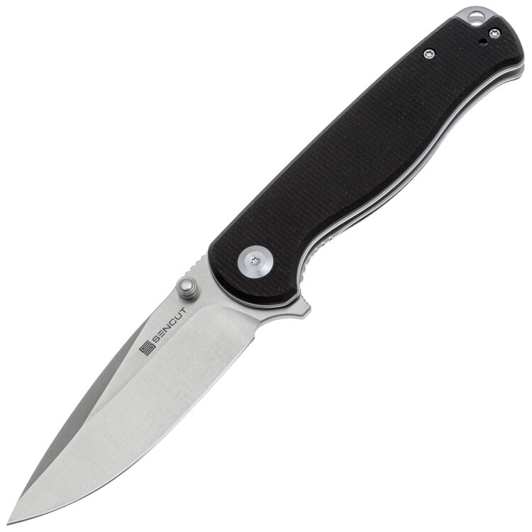 Нож Sencut Errant satin сталь 9Cr18MoV рукоять Black Canvas Micarta (S23054B-3)
