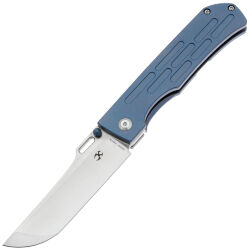 Нож Kansept Reedus satin сталь S35VN рукоять Blue Titanium