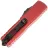 Нож Microtech UTX-85 Gen IV T/E black сталь M390MK рукоять Red Aluminium