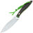 Нож 7 Ножей Канадец BR сталь N690 рукоять Green G10/Carbon Fiber