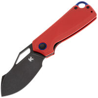 Нож Kristal Хоха сталь D2 Blackwashed рукоять Red G10