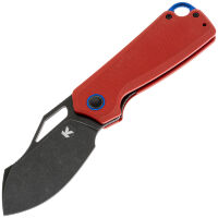 Нож Kristal Хоха сталь D2 Blackwashed рукоять Red G10