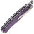Нож Steelclaw Крыса сталь AUS-8 рукоять Purple G10