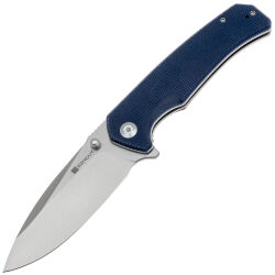 Нож Sencut Skarnax satin сталь 9Cr18MoV рукоять Blue Canvas Micarta (S24025-3)