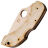 Нож деревянный Spyderco Dragonfly Wooden knife Kit (WDKIT1)