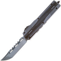 Нож Maxace/Tag Medusa T/E DLC сталь M390 рукоять Gray Aluminum