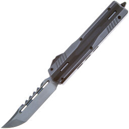 Нож Maxace/Tag Medusa X03A T/E DLC сталь M390 рукоять Gray Aluminum