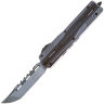 Нож Maxace/Tag Medusa T/E DLC сталь M390 рукоять Gray Aluminum