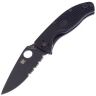 Нож Spyderco Tenacious Black LTW PS сталь 8Cr13MoV рукоять Black FRN (C122PSBBK)