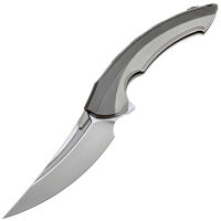 Нож Rike Knife Lamella сталь M390 рукоять Dark Grey Titanium