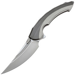 Нож Rike Knife Lamella сталь M390 рукоять Dark Grey Titanium