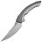 Нож Rike Knife Lamella сталь M390 рукоять Dark Grey Titanium