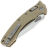 Нож Microtech Amphibian Ram-Lok PS stonewash сталь M390MK рукоять Tan G10 (137RL-11FLGTTA)