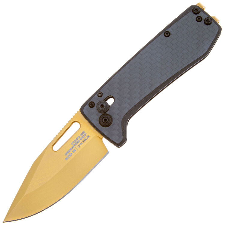 Нож SOG Ultra XR Gold TiNi сталь S35VN рук. Carbon Fiber (12-63-02-57)